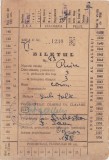 Bilet Proprietar Cal 1938