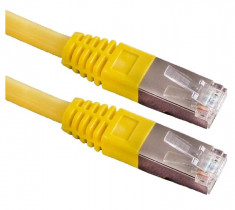 Cablu retea Esperanza EB284Y FTP Cat 6 Patchcord 1m Galben foto