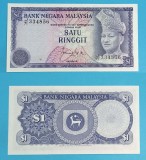 Malaezia 1 Ringgit 1976 &#039;Rahman&#039; aUNC serie: J/71 334856 p#12