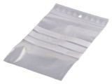 Pungă cu fermoar PLAST 180x120mm, grosime 50um &ndash; cod 02-04-1218