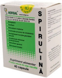 Cumpara ieftin Spirulina, 500 mg, 40 capsule, Hofigal