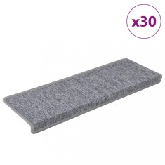 vidaXL Covora?e scara 30 buc 65x21x4 cm alb ?i gri foto