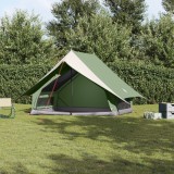vidaXL Cort Camping A 5 Persoane Verde Impermeabil