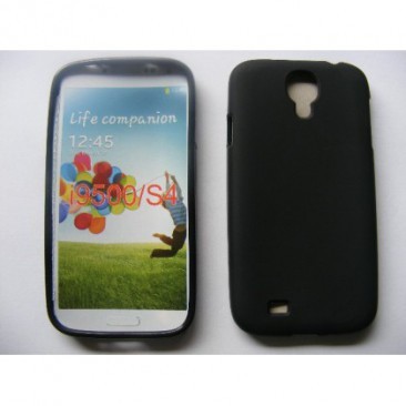 HUSA SILICON TPU SAMSUNG GALAXY S4 I9505 NEGRU BULK foto