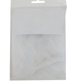 Plasa de protectie impotriva insectelor pentru carucior, dimensiune 70 x 140 cm, realizata din polyester de culoare alba, Oem