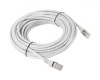 PATCH CORD FTP SPACER Cat6, cupru-aluminiu, 10 m, alb, AWG26, &quot;SPPC-FTP-CAT6-10M&quot; (timbru verde 0.18 lei)