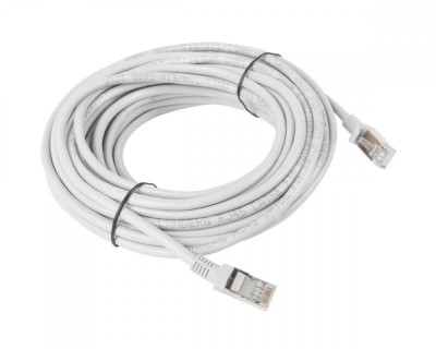 PATCH CORD FTP SPACER Cat6, cupru-aluminiu, 10 m, alb, AWG26, &amp;quot;SPPC-FTP-CAT6-10M&amp;quot; (timbru verde 0.18 lei) foto