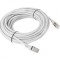 PATCH CORD FTP SPACER Cat6, cupru-aluminiu, 10 m, alb, AWG26, &quot;SPPC-FTP-CAT6-10M&quot; (timbru verde 0.18 lei)