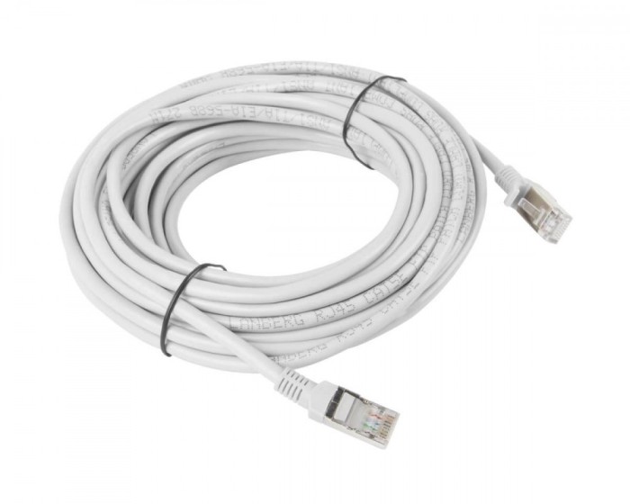 PATCH CORD FTP SPACER Cat6, cupru-aluminiu, 15 m, alb, AWG26, &amp;quot;SPPC-FTP-CAT6-15M&amp;quot; (timbru verde 0.8 lei)