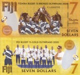 FIJI 7 dollars 2022 COMEMORATIVA UNC!!!