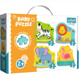 Cumpara ieftin Puzzle Trefl Baby Clasic Animale Safari 8 Piese