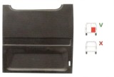 Element reparatie usa Ford TRANSIT (VE6/VE64/VE83), 10.1985-09.1994 (pt modele cu 2 usi spate), partea dreapta, usa spate, pana la geam,,