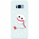 Husa silicon pentru Samsung S8 Plus, Cute Cat