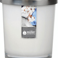 Mueller Lumânare parfumată în pahar cu aromă soft cotton, 1 buc