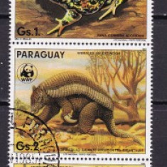 Paraguay 1985 fauna MI 3851-3857 stampilat w62
