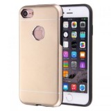 Husa apple iphone 6 plus/6s plus motomo v2 auriu, Flippy