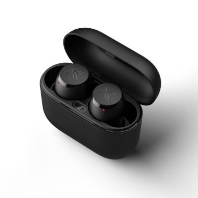 CASTI Edifier, wireless, intraauriculare - butoni, pt smartphone, microfon pe casca, conectare prin Bluetooth 5.0, negru, &amp;quot;TWSX3-BK&amp;quot;, (timbru verde 0. foto