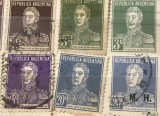 Timbre America Interbelica TMB1AMC Argentina serie/lot 6 - centavos