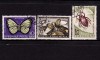 RO 1956, LP 413 , &quot;Insecte daunatoare&quot; ,serie, stampilata, Istorie, Stampilat