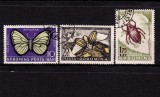Cumpara ieftin RO 1956, LP 413 , &quot;Insecte daunatoare&quot; ,serie, stampilata, Istorie, Stampilat
