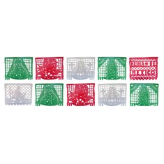 Decor Tricolor Mexic din hartie chinezeasca (5m)