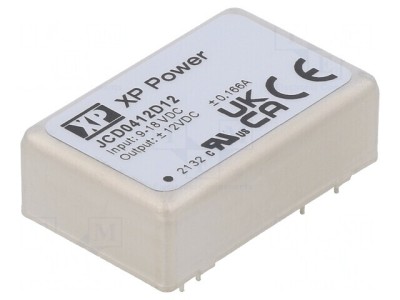 Convertor DC/DC 4W 9-18V la 12V/-12V THT foto