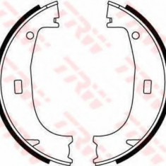 Set saboti frana, frana de mana BMW Seria 3 Touring (E36) (1995 - 1999) TRW GS8594