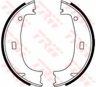Set saboti frana, frana de mana BMW Seria 3 Compact (E36) (1994 - 2000) TRW GS8594 foto