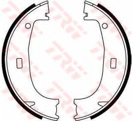 Set saboti frana, frana de mana BMW Seria 3 Compact (E36) (1994 - 2000) TRW GS8594