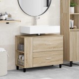 vidaXL Dulap sub chiuvetă pentru baie Stejar sonoma 80 x 35 x 60 cm 889387