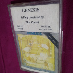 CASETA AUDIO GENESIS -SELLING ENGLAND BY THE POUND RARA!! ORIGINALA