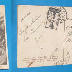 Carte Postala veche circulata anul 1934 Busteni ,,Cheia Tatarului'' pe Ialomita
