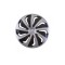 Set capace roti 16` wind silver&amp;black 4buc