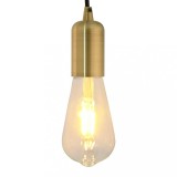 vidaXL Suporturi de lampă 2 buc Bronz E27