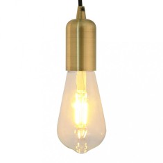 vidaXL Suporturi de lampă 2 buc Bronz E27