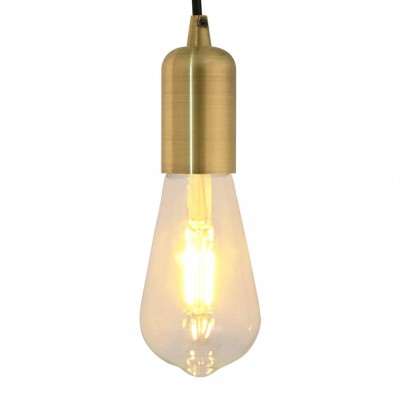 vidaXL Suporturi de lampă 2 buc Bronz E27 foto