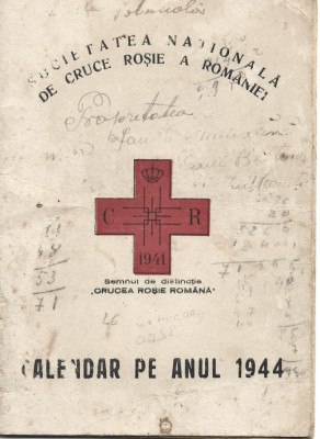 Crucea rosie romana Calendar 1944 foto