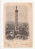 FV5-Carte Postala- FRANTA-Lyon, La Tour metallique de Fourvieres, circulata 1902, Fotografie