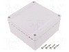 Carcasa policarbonat, 120mmx120mmx60mm, HAMMOND - 1555N2GY