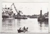 Bnk cp Braila - Vedere din port - uzata, Circulata, Printata