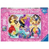 Cumpara ieftin PUZZLE PRINTESELE DISNEY, 100 PIESE, Ravensburger