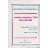 Analele Universitatii din Craiova, Seria Stiinte Filologice, Lingvistica, Nr. 1-2/1999
