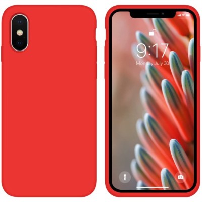 Husa Liquid soft touch compatibila cu Apple IPhone Xr, Red - ALC&amp;reg; foto