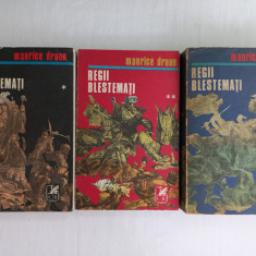 MAURICE DRUON - REGII BLESTEMATI, VOL. I + VOL. II + VOL. III, 3 VOLUME