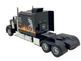 Macheta cap tir American negru 1:24 sunete, lumini, deschide usile, resort