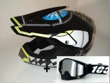 Cumpara ieftin Casca Moto Atv Cross Enduro Downhill + Ochelari 100% ,marimi disponibile XS,S,M si L
