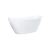 Cada baie freestanding Leziter Lago 170 cm, Acril, Alb, Design Modern