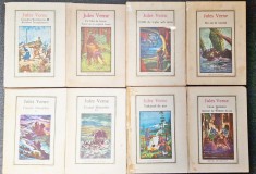 Lot 8 titluri JULES VERNE Tinutul blanurilor 20 000 leghe sub mari Claudius, etc