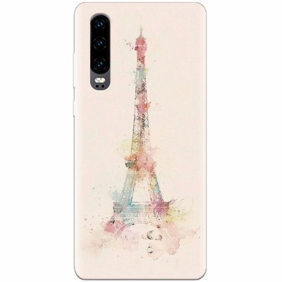 Husa silicon pentru Huawei P30, Eiffel Tower 001 foto
