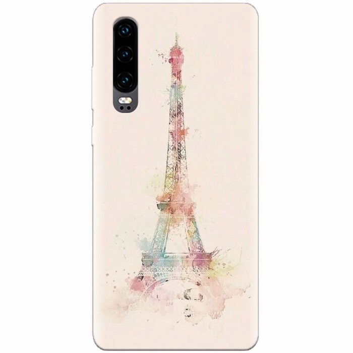 Husa silicon pentru Huawei P30, Eiffel Tower 001